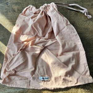 Miu miu prada pink coral dust bag travel sack cotton 9 x 9 inches SALE